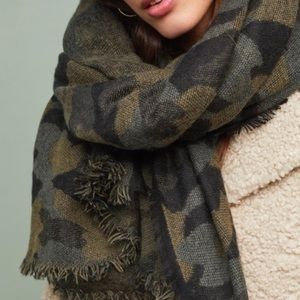 Anthropologie camo scarf.
